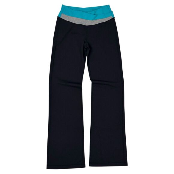 Lululemon Astro Pant Womens Wide Leg Black Athleisure Gym Y2K SZ 6 Regular NWOT - Picture 2 of 7